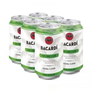 Bacardi Rum Soda With Lime